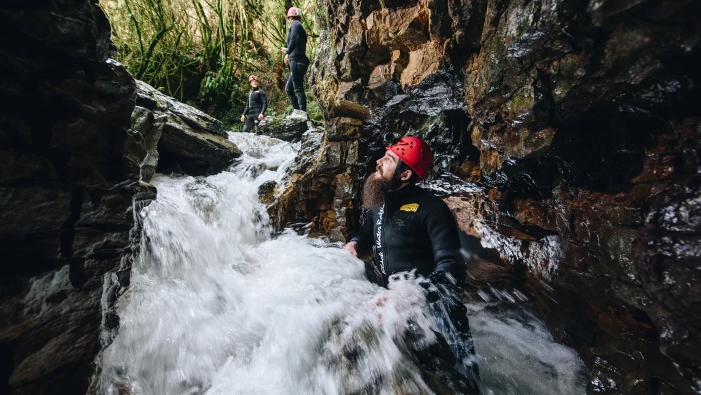 Black Labyrinth Black Water Rafting Experience · Courtesy of 100% Pure New Zealand